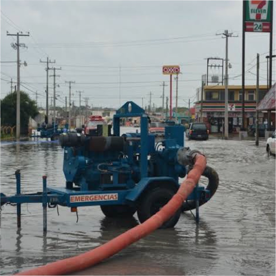 Bombeo y achique en inundaciones y encharcamientos